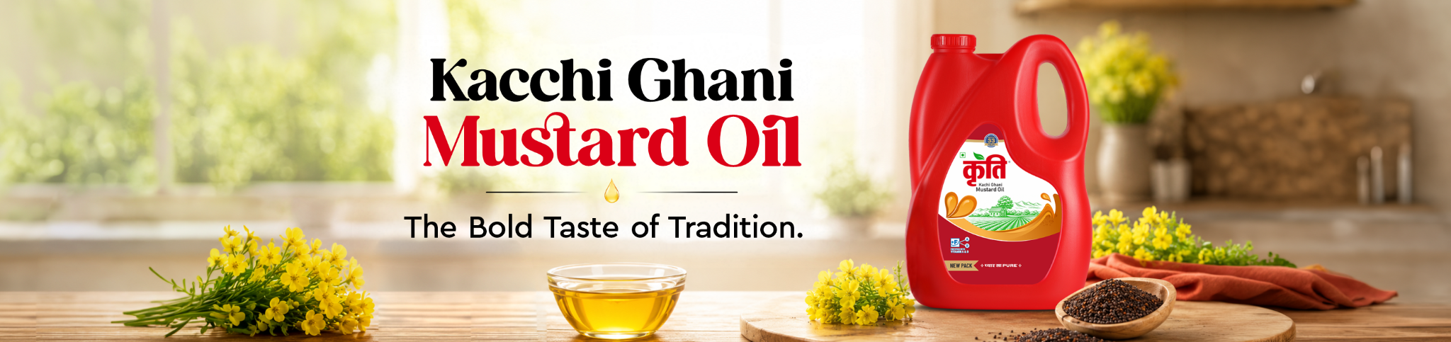 Filtered Mustard Oil - Kriti Nutrients